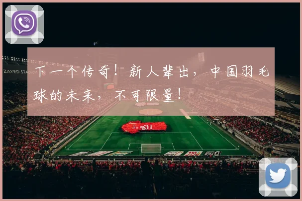 下一个传奇!新人辈出,中国羽毛球的未来,不可限量!