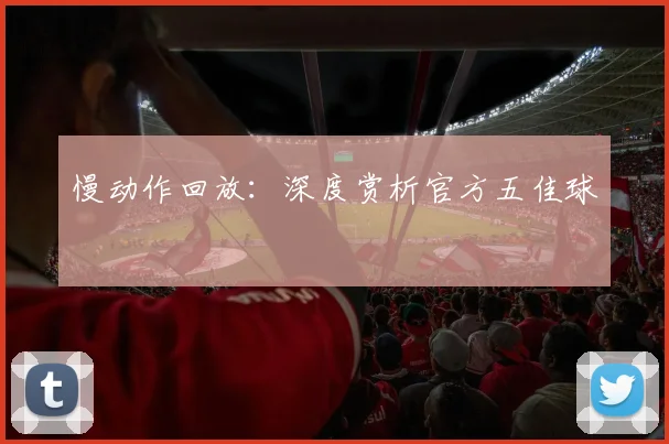 慢动作回放：深度赏析官方五佳球